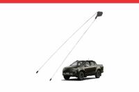 Imagem do produto Haste Lona Marítima All Black Roller Flash Cover para Chevrolet S-10 High Country 2016 a 2024 - Cod. 17395